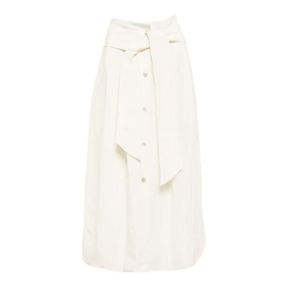 New. Vince Belted Button-Front Skirt. 1X. Retails $410 - Picture 6 of 15